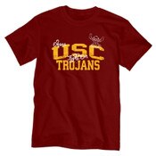 USC Trojans Unisex Disney Cardinal Broad Brush Stitch T-Shirt